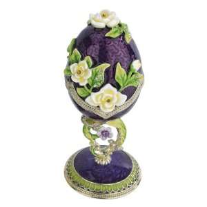  Spring Bouquet Collection Faberge Style Enameled Egg 