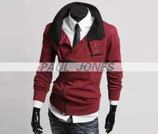 Trendy Mens Slim Designed Coat Jacket 4Color 4Size W07  