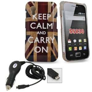   AND CARRY ON  with car charger for Samsung galaxy s5830 Electronics