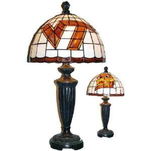 Virginia Tech Stained Glass Desk Lamp