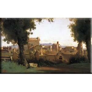  View in the Farnese Gardens 16x10 Streched Canvas Art by 