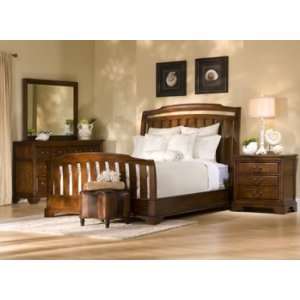  New Heritage Chestnut 4Pc Queen Bedroom Set