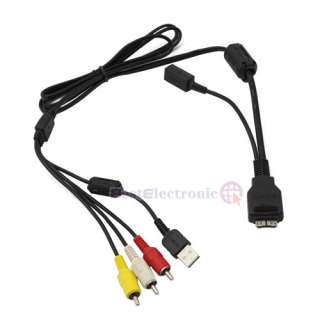 USB AV Cable for Sony DSC VMC MD2 DSC T900 TX7 HX1 HX5V  