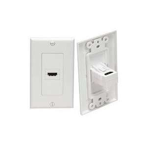  HDMI WALL PLATE   ONE PORT, RIGHT ANGLE Electronics