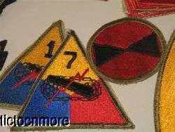 US WWII ARMY AIR FORCES CAVALRY AIRBORNE INFANTRY UNIFORM PATCHES 