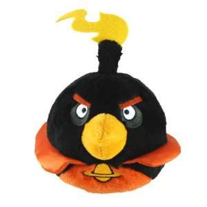  Angry Birds 5 Space Plush Firebomb Bird Plush with Sound 