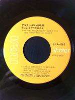 Elvis Presley Viva Las Vegas 45 RCA Victor EP A 4382  