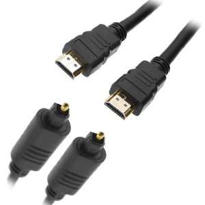  GTMax 50FT Gold Plated HDMI WITH ETHERNET Cable + 25FT 