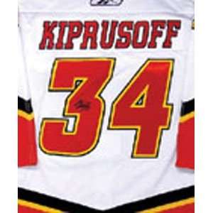 Miikka Kiprusoff Memorabilia Signed Calgary Flames Authentic Pro 