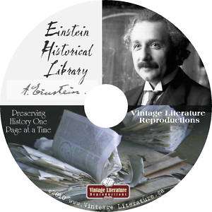Albert Einstein Historical Collection {28 Books} on CD  
