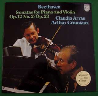   ARTHUR GRUMIAUX   BEETHOVEN SONATAS for Piano & Violin  PHILIPS  
