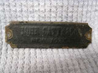   Lock & Hasp John Cattnach Antique Steamer Trunk Hardware Parts  