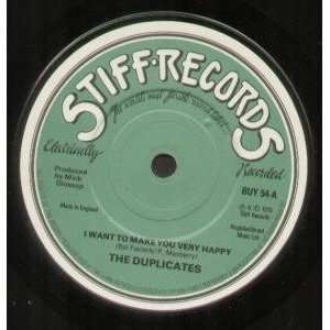   YOU VERY HAPPY 7 INCH (7 VINYL 45) UK STIFF 1979 DUPLICATES Music