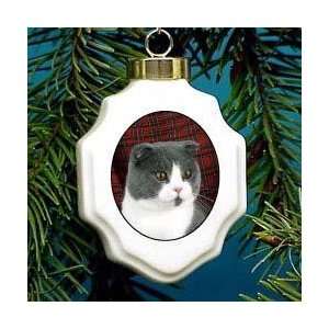  Scottish Fold Cat Ornament