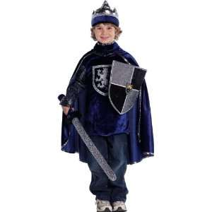  Sir Gallahad Knight Silver Blue Child Costume Cape Medium 