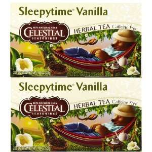 Celestial Seasonings Sleepytime Vanilla Tea Bags, 20 ct, 2 pk