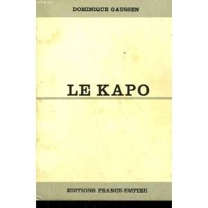  le kapo gaussen dominique Books