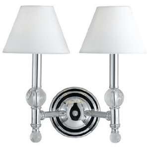  Bauhaus 14 Wide Two Light Wall Sconce