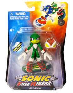 Sonic Free Riders Jet The Hawk Action Figure Brand NEW  