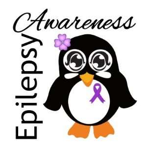  Epilepsy Awareness Penguin Buttons Arts, Crafts & Sewing