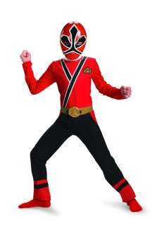 Power Rangers Red Ranger Samurai Classic Costume Child Medium 7 8 *New 