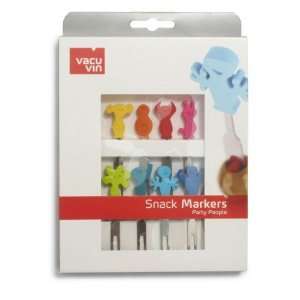  Vacu Vin? Party People Snack Markers, Set of 8 Kitchen 