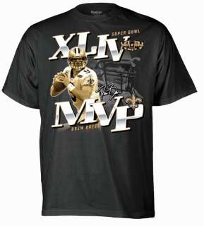 Saints Drew Brees Super Bowl MVP T Shirt sz Youth MED  