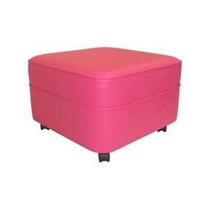  NW Enterprises 900R Vpink GLDS Extra Large Square Ottoman 