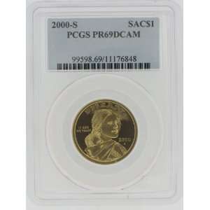 Sacagawea Dollar Coin Proof   PCGS PR69 DCAM  Sports 