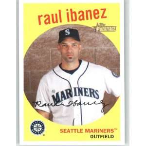  2008 Topps Heritage #281 Raul Ibanez   Seattle Mariners 