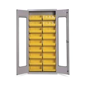  Vari Tuff Hi Vis Bin Cabinet   Acrylic shatter proof doors 