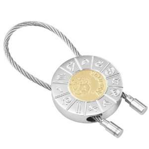  Aquarius Zodiac Key Ring Zodiac Signs Key Chain Holder 