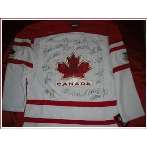 Olympics: Team Canada Signed 2010 Vancouver Olympics Jersey 