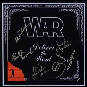  War Funk Rock Legends Autographed 12x12 by Originals 