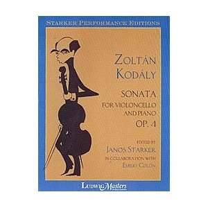  Sonata for Cello and Piano, Op. 4 Musical Instruments