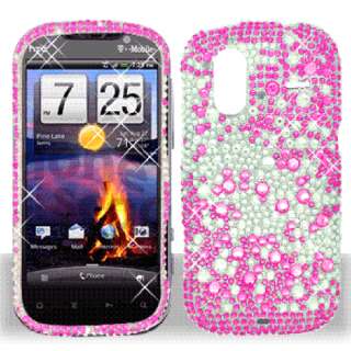 HTC Amaze 4G Diamond Case Cover (Splash Pink)  