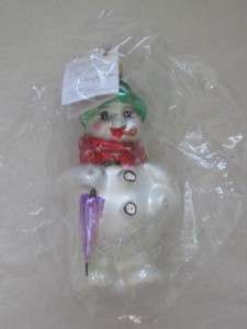 New RADKO Vintage 1996 FROSTY WEATHER STARLIGHT Snowman Snow Christmas 
