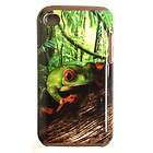   IPOD TOUCH 4 2 IN 1 HYBRID SILICON CASE  JUNGLE FROG COVER CASE