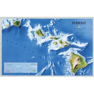  National Geographic RE00602061 Map Of Hawaii Toys & Games