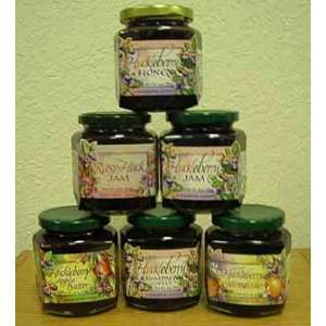 11oz Wild Huckleberry Jam/Jelly/Honey 12 Grocery & Gourmet Food