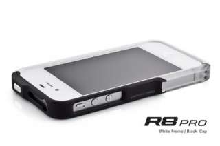 Element Vapor Pro R8 iPhone 4 /4S Case   White Frame / Black Cap 
