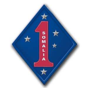  US Marine 1st Marines Somalia Decal Sticker 3.8 6 Pack 