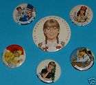RETIRED PLEASANT COMPANY MOLLY BUTTONS~PIN SET! 1995 99