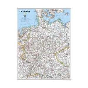  Germany Wall and Travel Map Mural Poster 23x30