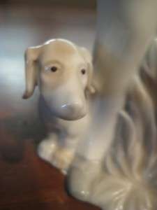 VALENCIA FIGURINE BOY DOG FROM SPAIN   VILL AMARCHANTE  