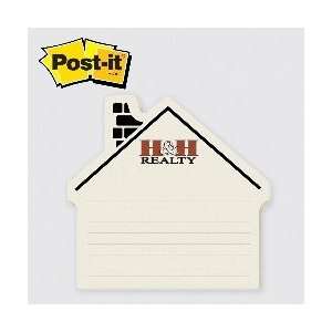   Post it(R) Die Cut Note. House. Large (25 Sheets/2 Color) Office