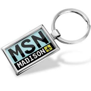 Keychain Airport code MSN / Madison country: United States   Hand 
