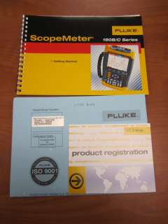 Fluke 196B Scopemeter 100MHz 1GS/s NICE In Box  