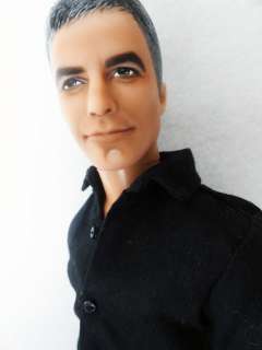   repaint resculpt OOAK  George Clooney  5 day auction only  