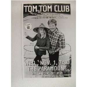    Tom Tom Club Handbill Poster The Talking Heads: Everything Else